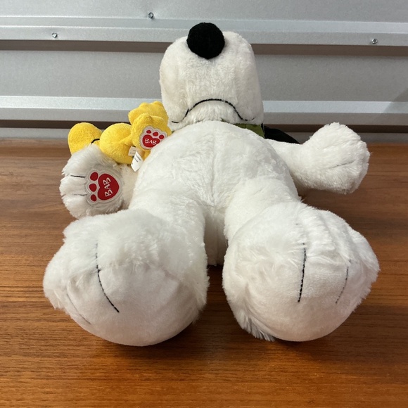 Build A Bear Peanuts Movie Snoopy Woodstock Ace Pilot Plush Stuffed Animal - Picture 8 of 9